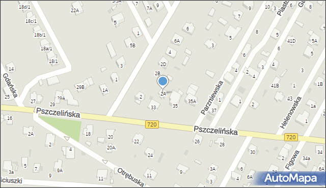 Brwinów, Graniczna, 2A, mapa Brwinów