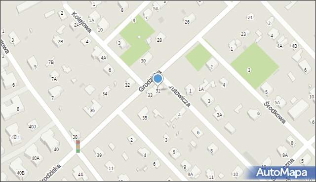 Brwinów, Grodziska, 31, mapa Brwinów