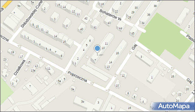 Brzeg, Grota-Roweckiego Stefana, gen., 8, mapa Brzeg