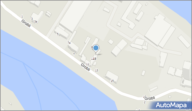 Brzeg, Grobli, 11C, mapa Brzeg