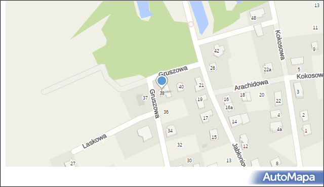 Brzozówka, Gruszowa, 38, mapa Brzozówka