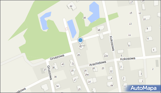 Brzozówka, Gruszowa, 42, mapa Brzozówka