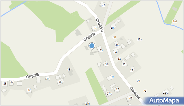 Bucze, Grądzik, 42, mapa Bucze