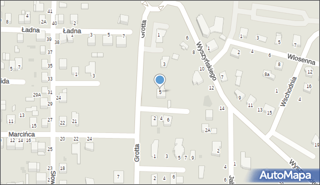 Busko-Zdrój, Grotta Józefa Wacława, prof., 5, mapa Busko-Zdrój