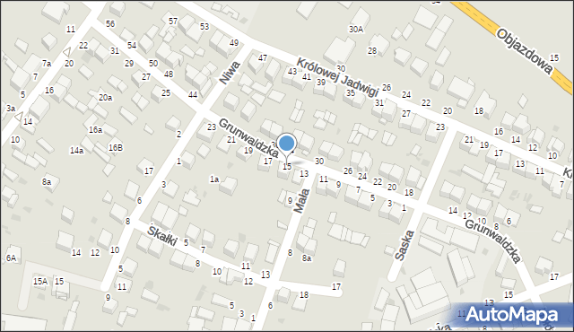 Busko-Zdrój, Grunwaldzka, 15, mapa Busko-Zdrój