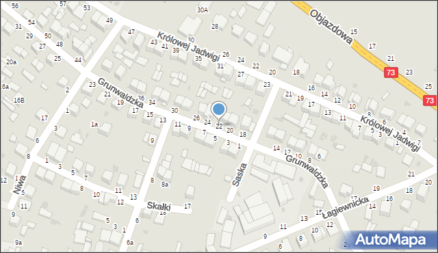 Busko-Zdrój, Grunwaldzka, 22, mapa Busko-Zdrój