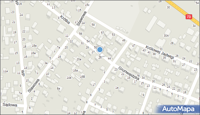 Busko-Zdrój, Grunwaldzka, 25, mapa Busko-Zdrój