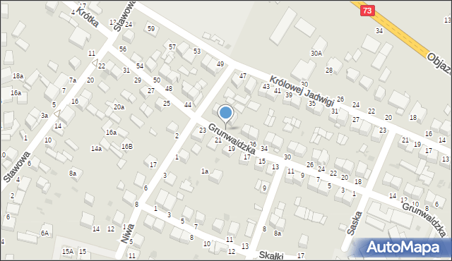 Busko-Zdrój, Grunwaldzka, 40, mapa Busko-Zdrój