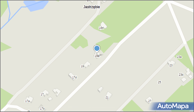 Bydgoszcz, Grussa Józefa, mjr., 19a, mapa Bydgoszczy