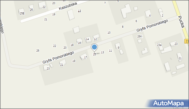 Celbowo, Gryfa Pomorskiego, 15, mapa Celbowo