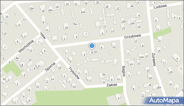 Celestynów, Grzybowa, 6, mapa Celestynów