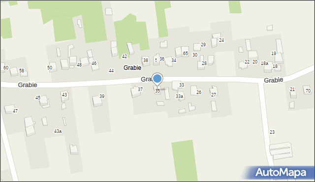 Chełm, Grabie, 54, mapa Chełma