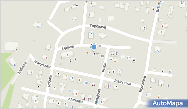 Chmielnik, Grabowa, 8, mapa Chmielnik