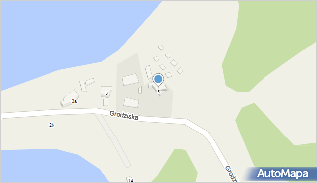 Chmielno, Grodziska, 5, mapa Chmielno