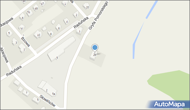 Chmielno, Gryfa Pomorskiego, 2d, mapa Chmielno