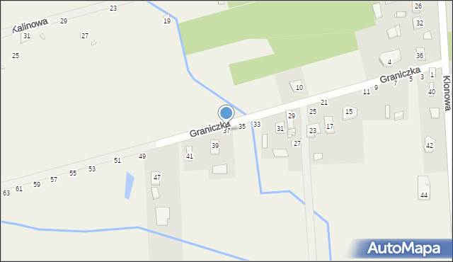 Chojnów, Graniczka, 37, mapa Chojnów