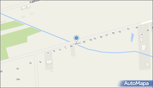 Chojnów, Graniczka, 67, mapa Chojnów