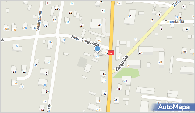 Chorzele, Grunwaldzka, 41, mapa Chorzele