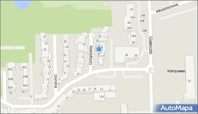 Chorzów, Grządziela Juliana, 6, mapa Chorzów