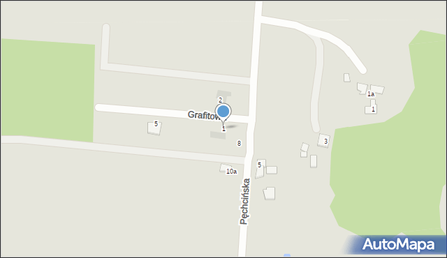 Ciechanów, Grafitowa, 1, mapa Ciechanów