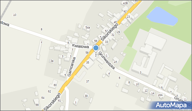 Cieszków, Grunwaldzka, 2, mapa Cieszków