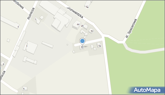 Cieszków, Grunwaldzka, 52, mapa Cieszków