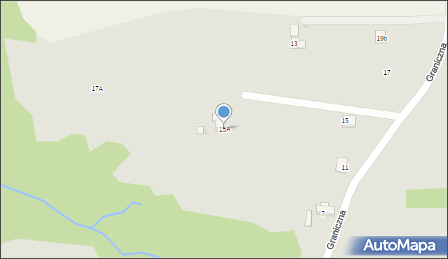Ciężkowice, Graniczna, 15A, mapa Ciężkowice