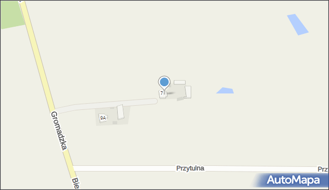 Cyców, Gromadzka, 9, mapa Cyców