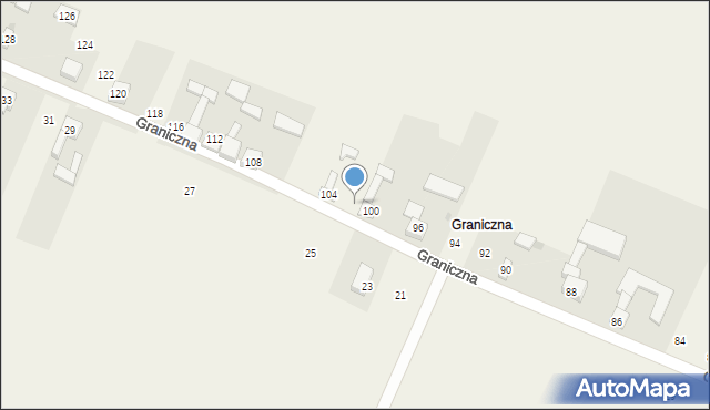 Cynków, Graniczna, 102, mapa Cynków