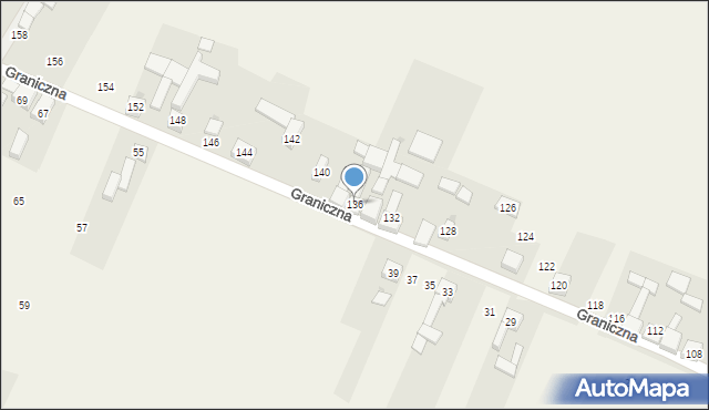 Cynków, Graniczna, 136, mapa Cynków
