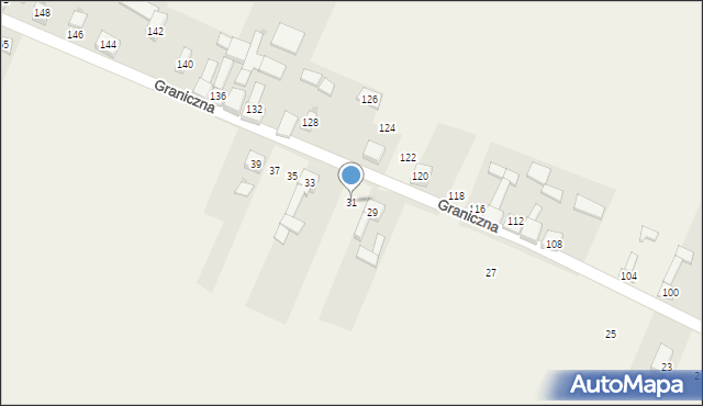 Cynków, Graniczna, 31, mapa Cynków
