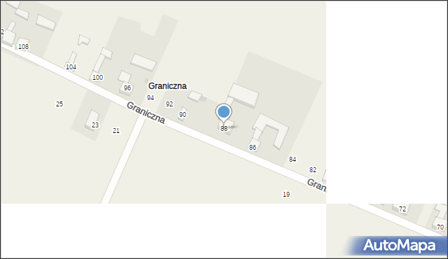 Cynków, Graniczna, 88, mapa Cynków