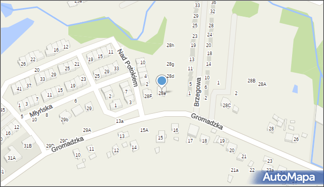 Czapury, Gromadzka, 28e, mapa Czapury