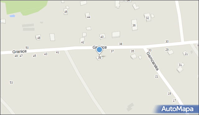 Czchów, Granice, 39, mapa Czchów
