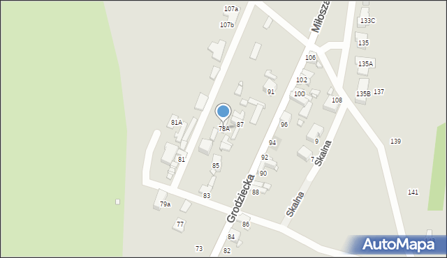 Czeladź, Grodziecka, 78A, mapa Czeladź