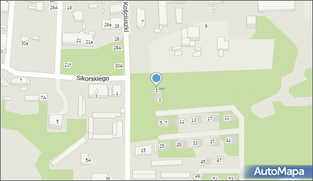 Czeladź, Graniczna, 1, mapa Czeladź