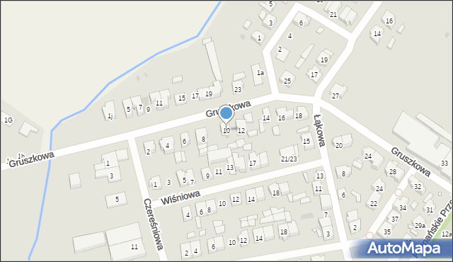 Czempiń, Gruszkowa, 10, mapa Czempiń