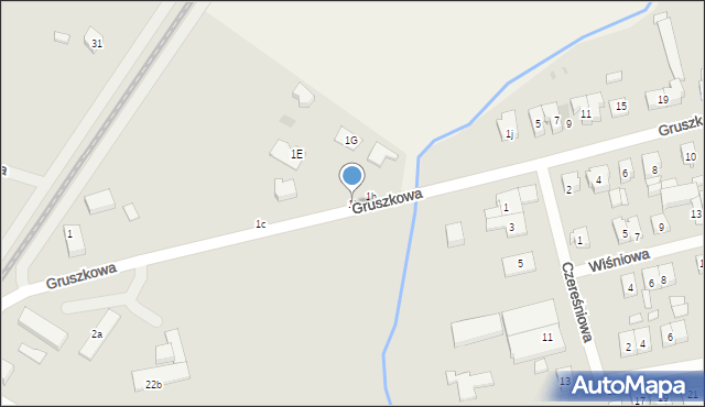 Czempiń, Gruszkowa, 1f, mapa Czempiń