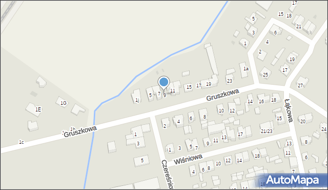 Czempiń, Gruszkowa, 9, mapa Czempiń