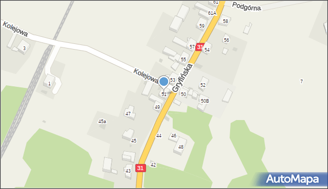 Czepino, Gryfińska, 51, mapa Czepino