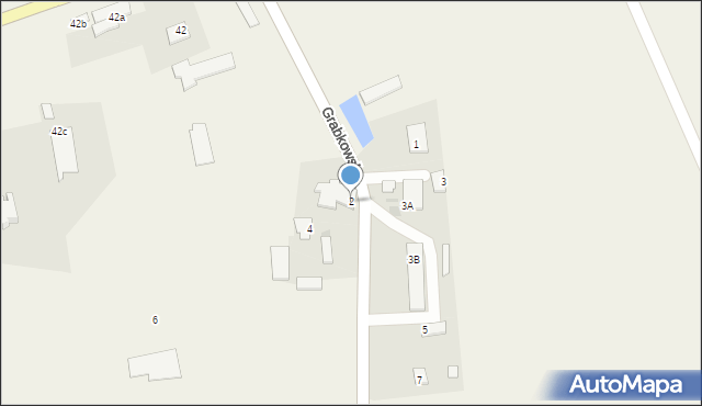 Czerniewice, Grabkowska, 2, mapa Czerniewice