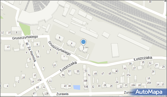 Dąbrowa Górnicza, Gruszczyńskiego, 2, mapa Dąbrowa Górnicza
