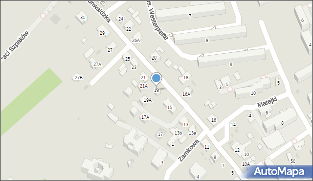 Dąbrowa Tarnowska, Grunwaldzka, 19, mapa Dąbrowa Tarnowska