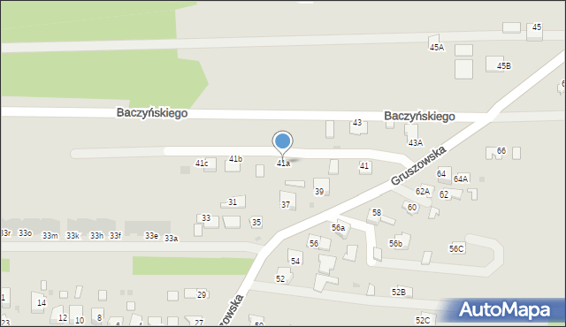 Dąbrowa Tarnowska, Gruszowska, 41a, mapa Dąbrowa Tarnowska