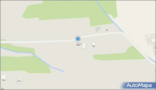 Dąbrowa Tarnowska, Gruszowska, 65a, mapa Dąbrowa Tarnowska