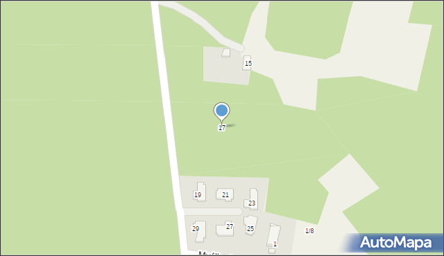 Dąbrówka Nowa, Grodzka, 17, mapa Dąbrówka Nowa