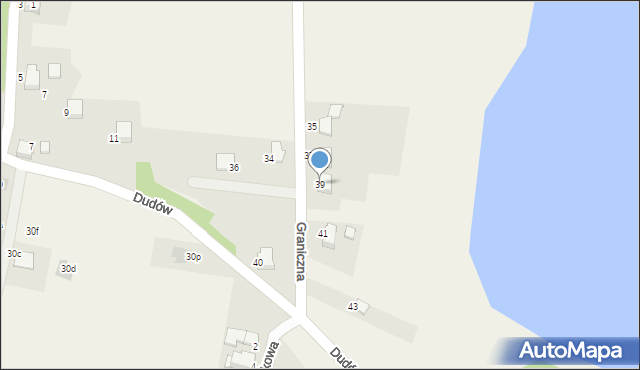 Dankowice, Graniczna, 39, mapa Dankowice