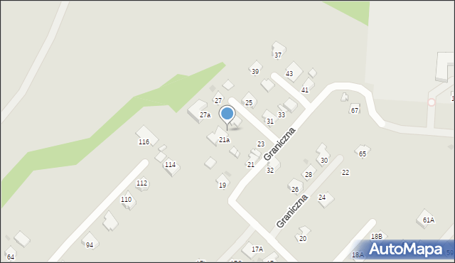 Dębica, Graniczna, 29, mapa Dębicy
