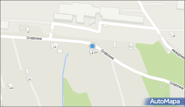 Dobczyce, Grabowa, 8, mapa Dobczyce