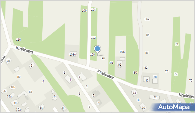 Dobczyn, Graniczna, 98, mapa Dobczyn